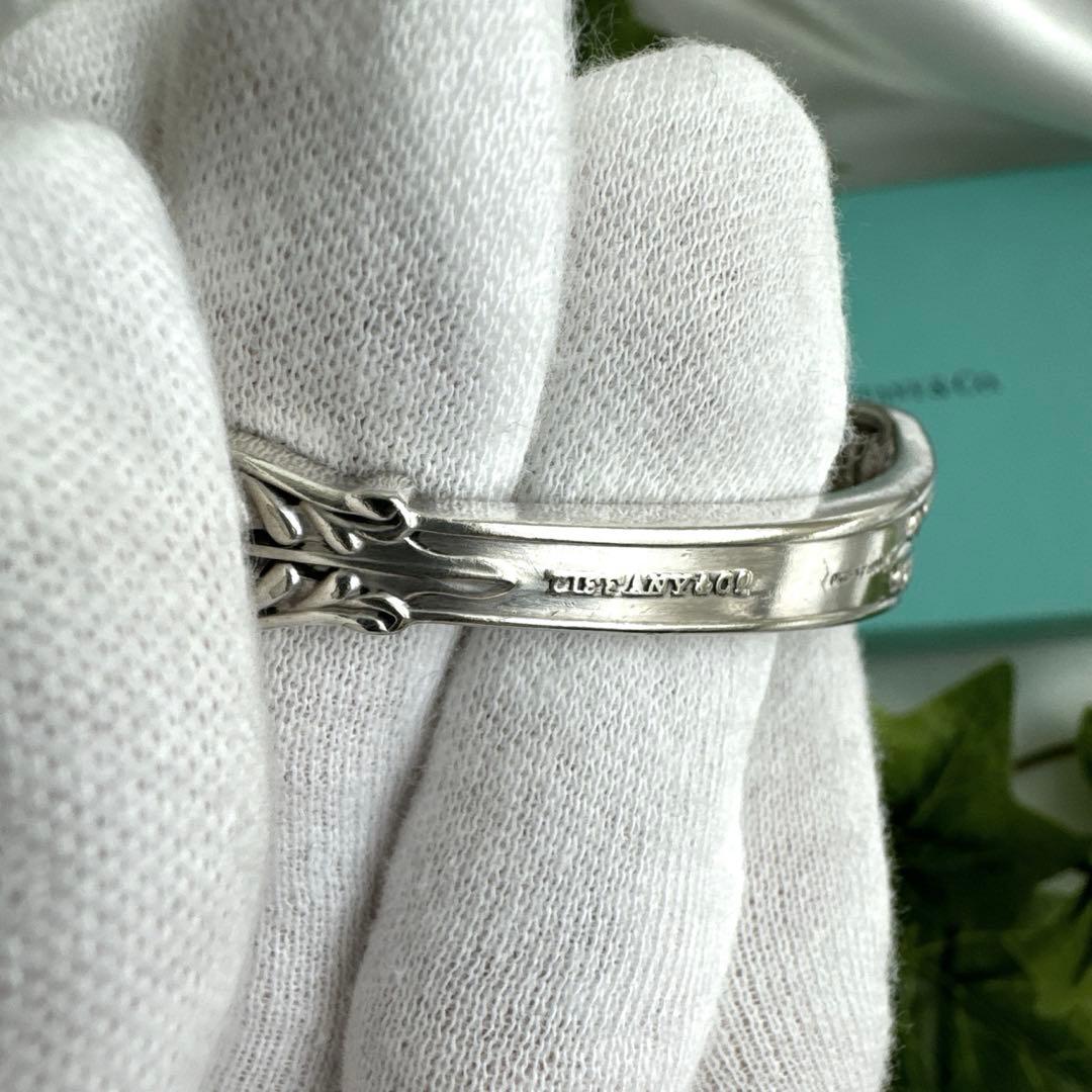 入手困難 希少 オールド Tiffany&Co ティファニー フォーク バングル