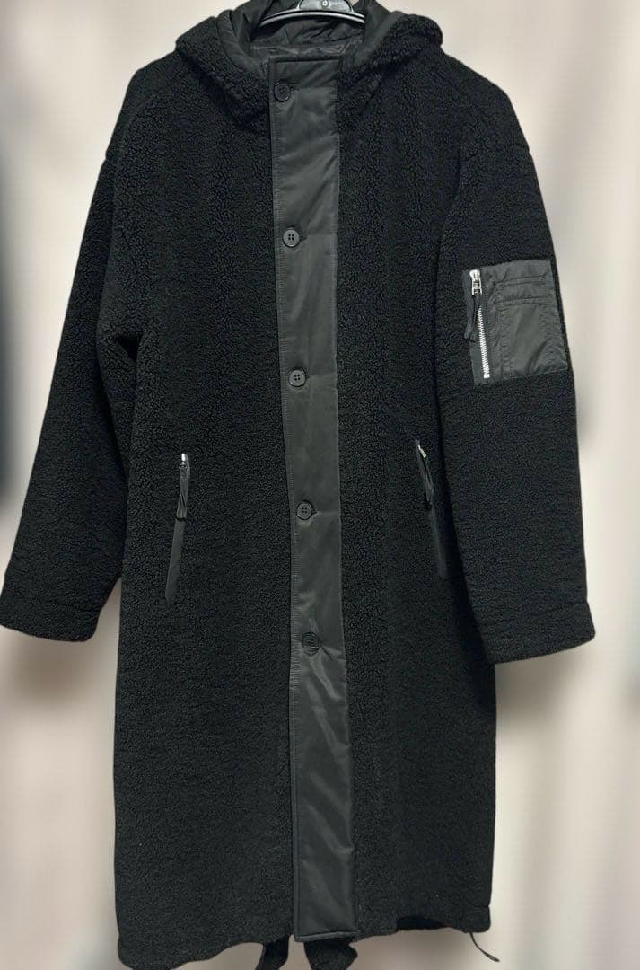 LASUD ファーボアコート ブラック サイズ9号 定価34000円 - メルカリ