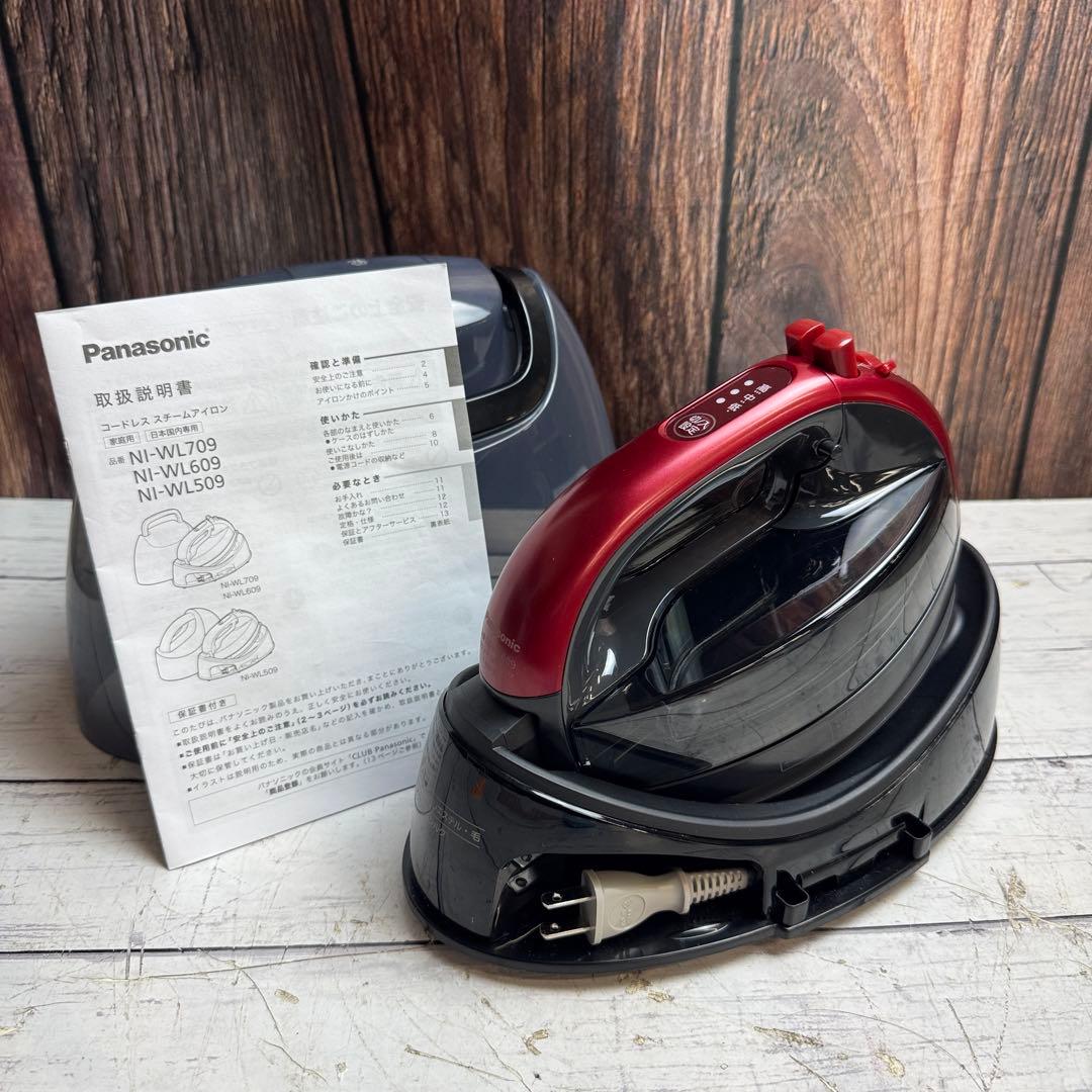 新品 Panasonic NI-WL609 コードレス スチームアイロン 24年 概要 コードレススチームアイロン NI-WL609 | アイロン・衣類