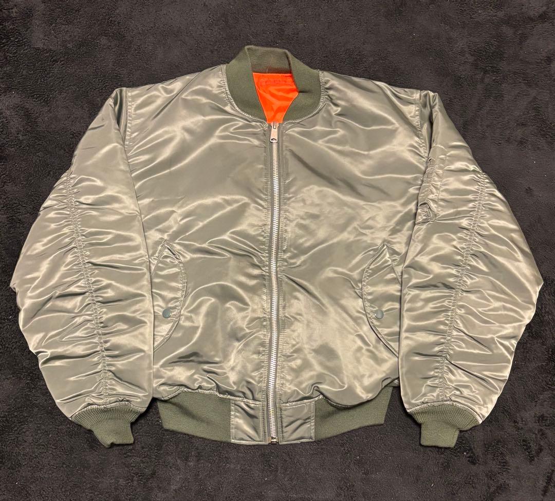 美品 希少 00s OLD UNIQLO MA1 紺タグ archive ユニ - メルカリ