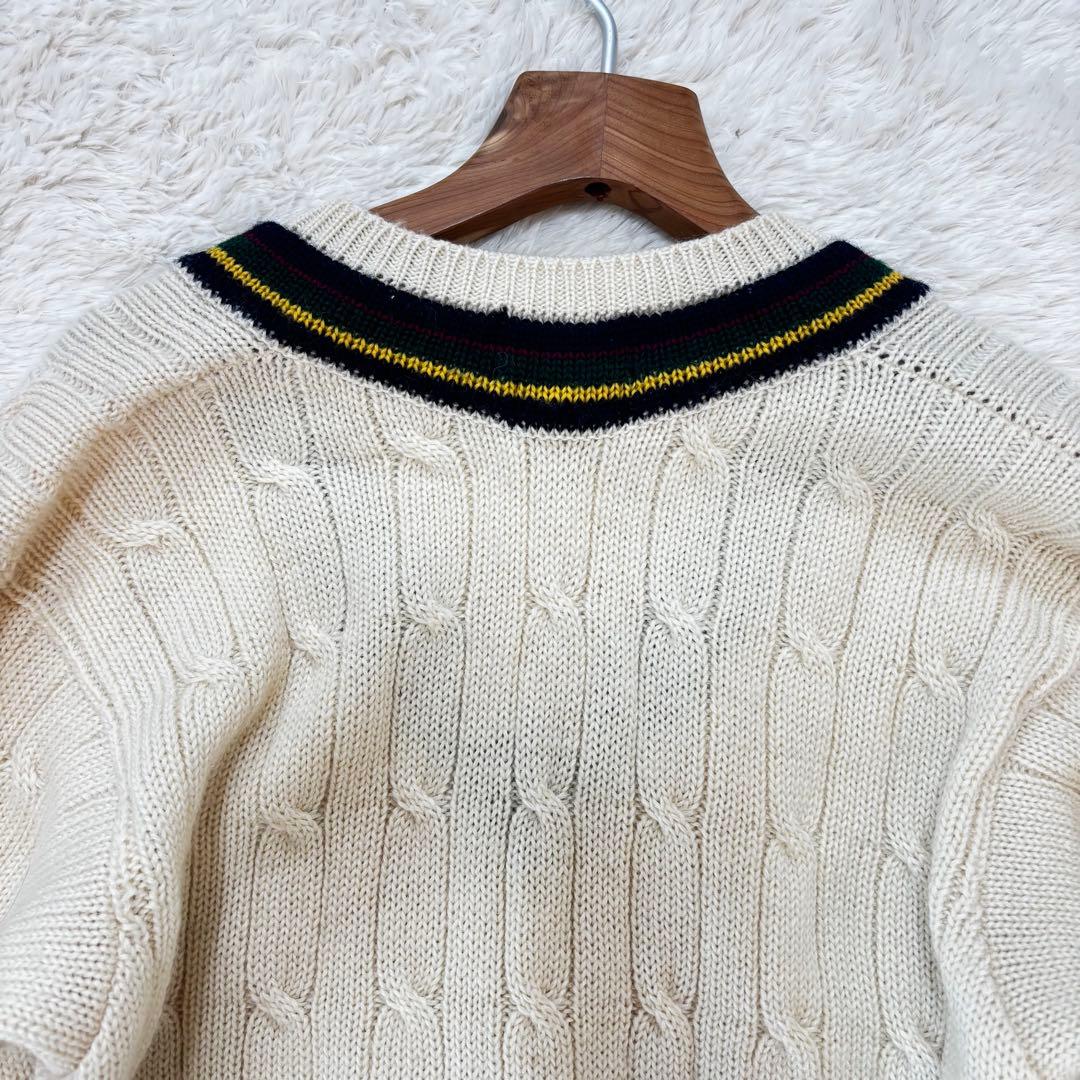POLO RALPH LAUREN チルデンニット ケーブルニット Vネック - メルカリ