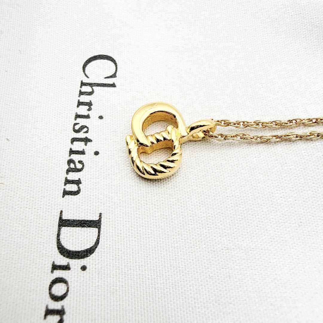 3051-3 極美品✨ Dior ネックレス CD ロゴ 希少 刻印 - メルカリ