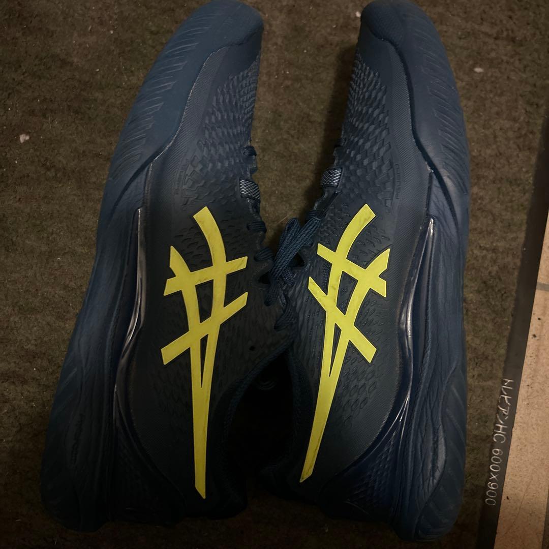 アシックス ゲルレゾリューション9 AC 27.5cm 超美品 テニスシューズ