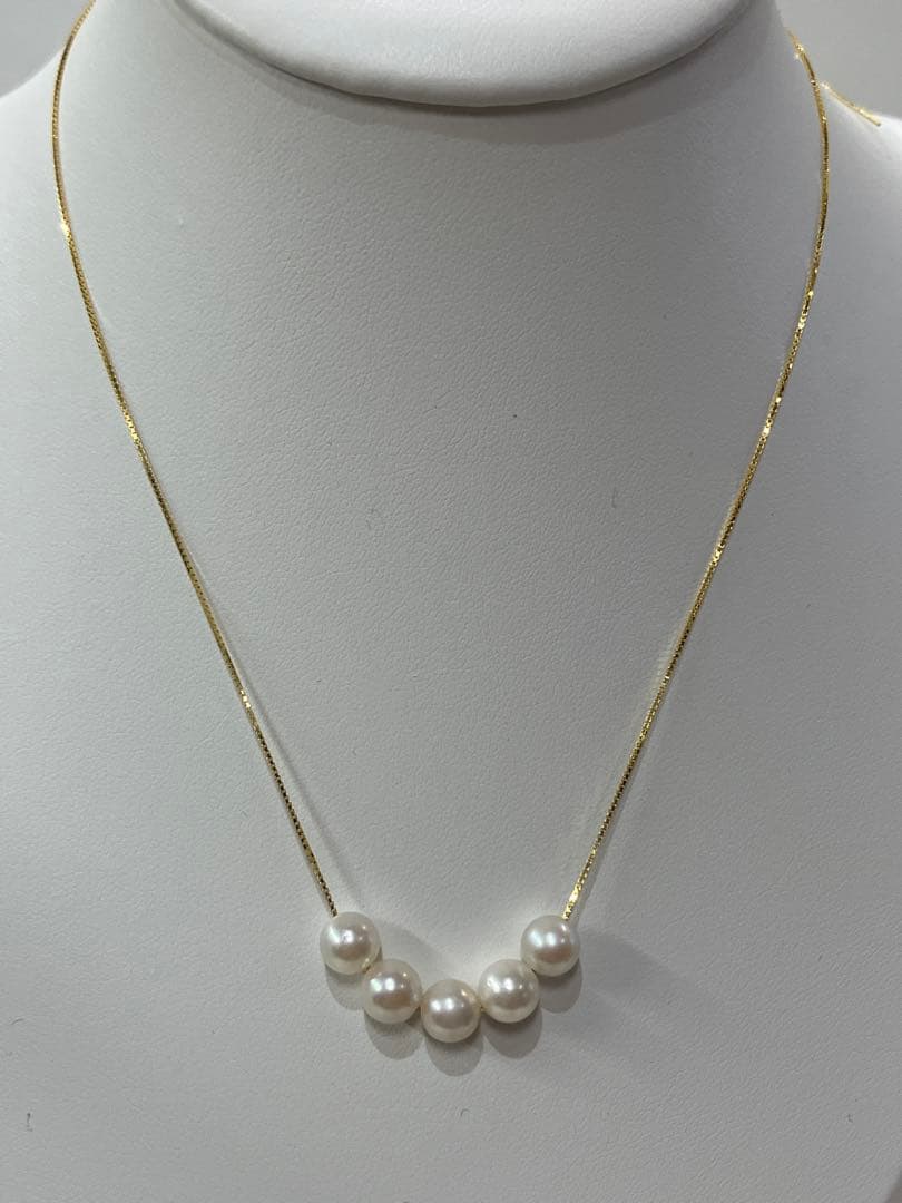 伊勢志摩英虞湾産あこや真珠 6.5-6.6mm パールネックレス - メルカリ