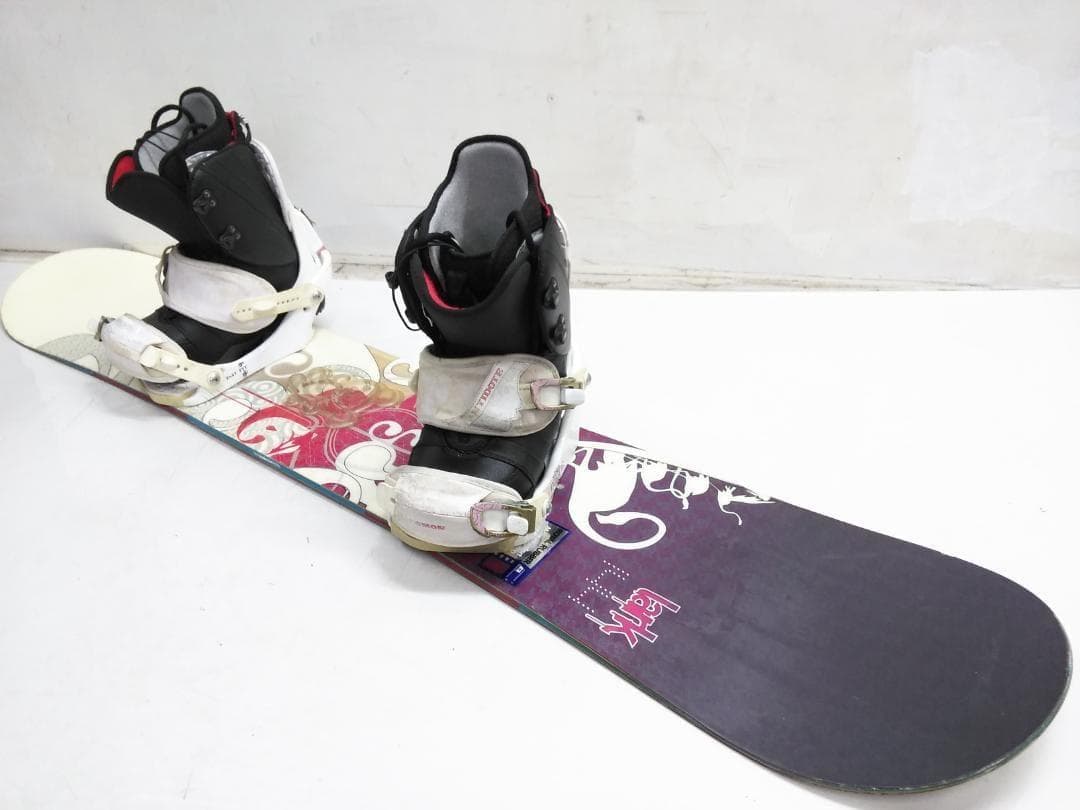 サロモン レディース スノーボード3点セット 144 + バートン ブーツ24