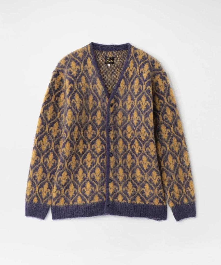新品 NEEDLES 24AW Mohair 総柄 モヘア カーディガン XL - メルカリ