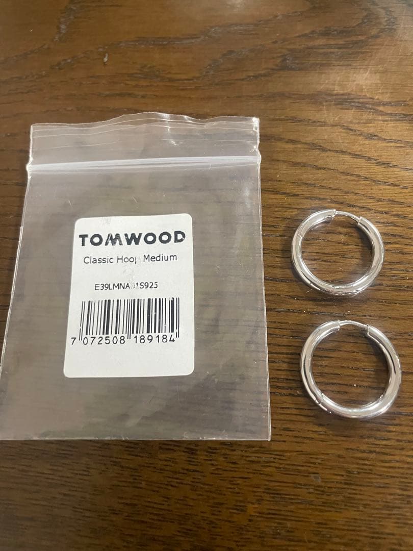 トムウッド Classic Hoop Medium シルバーフープピアス メンズ TOMWOOD - 【残りわずか】Classic Hoops Medium(SILVER) | ACRMTSM