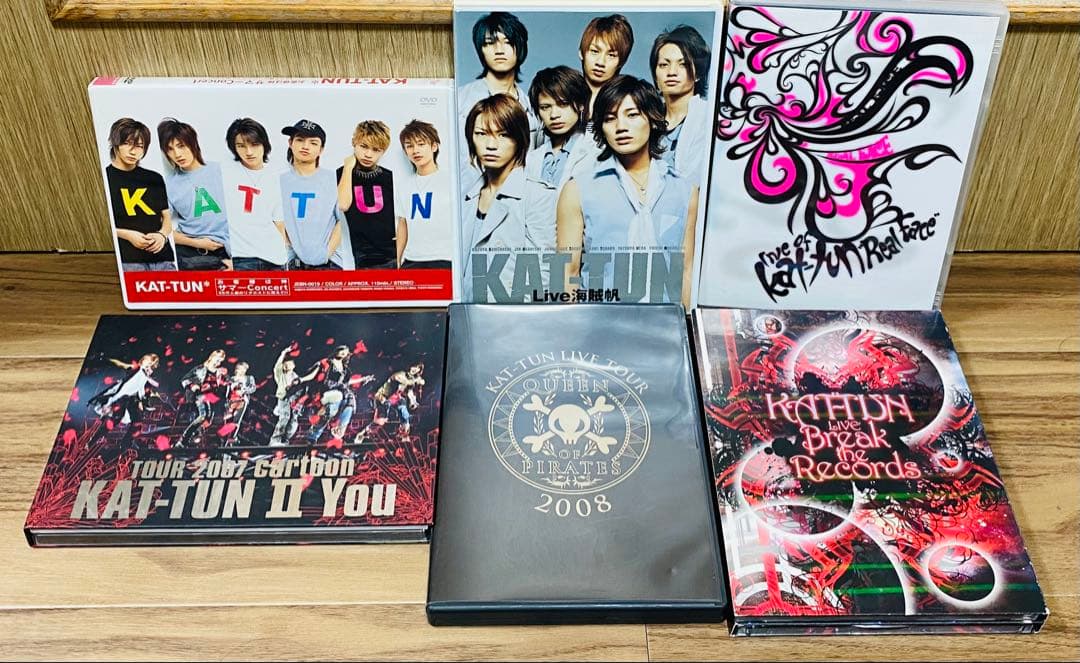 KAT-TUN 6人時代 ライブ DVD 全6枚 セット 初回盤 - メルカリ