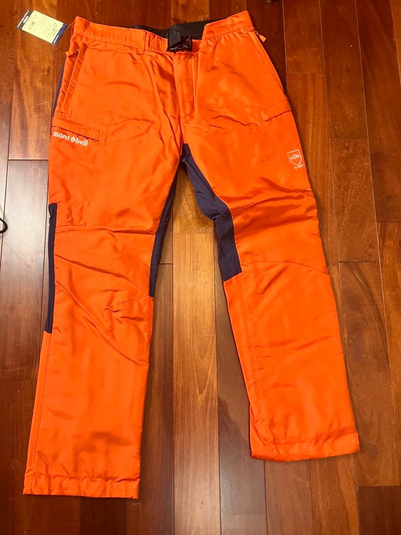 新品　モンベル　ロガーパンツ　L sizeショート　チェーンソーパンツ　おまけ付 プロテクション ライト ロガーパンツ｜モンベル