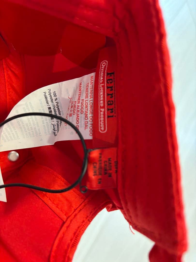 新品未使用】フェラーリ F1 キャップ 2016年メキシコグランプリ（赤