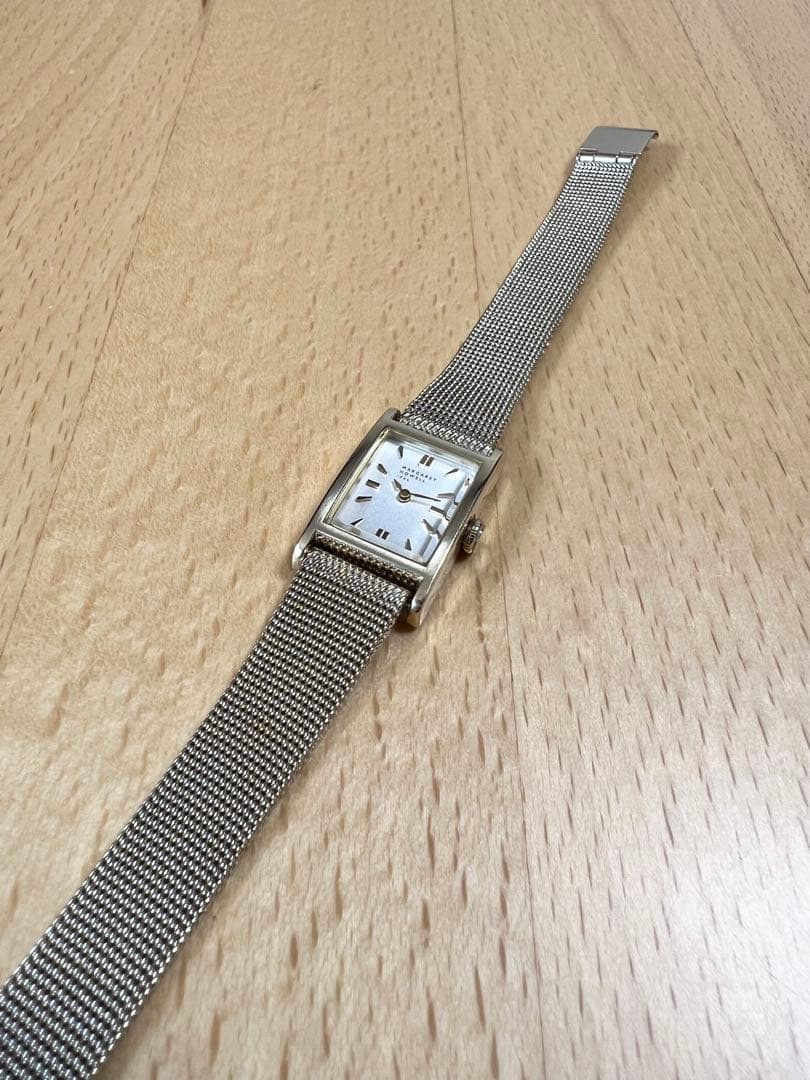 【電池交換済】美品マーガレットハウエル idea スクエア 腕時計 MARGARET HOWELL - 【.電池交換済】MARGARET HOWELL 腕時計 スクエア