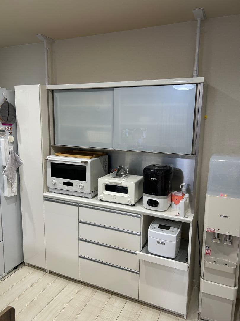 食器棚　pamouna パモウナ Pamouna（パモウナ）オープンボード「ECA-S1600R」幅160cm 奥行44.5cm