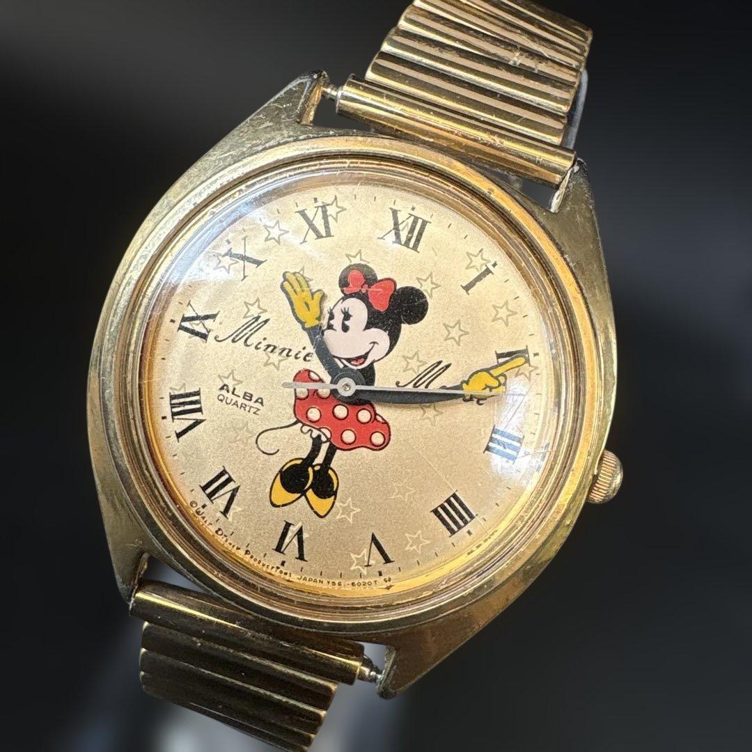 SEIKO ALBA ミニーマウス Y561-6000 希少 電池交換済 - メルカリ