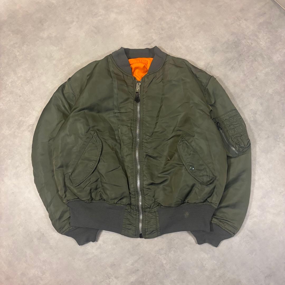 旧タグ XL ALPHA INDUSTRIES 80s USA製 IDEAL 旧タグ】80s アルファ MA-1 USA製 IDEAL ヴィンテージ M - メルカリ