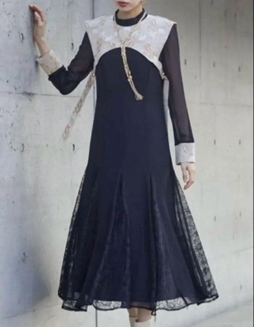 Callarus パーティードレス 5L 大きいサイズ ニッセン（nissen） ドレス ワンピース 大きいサイズ レディース 結婚