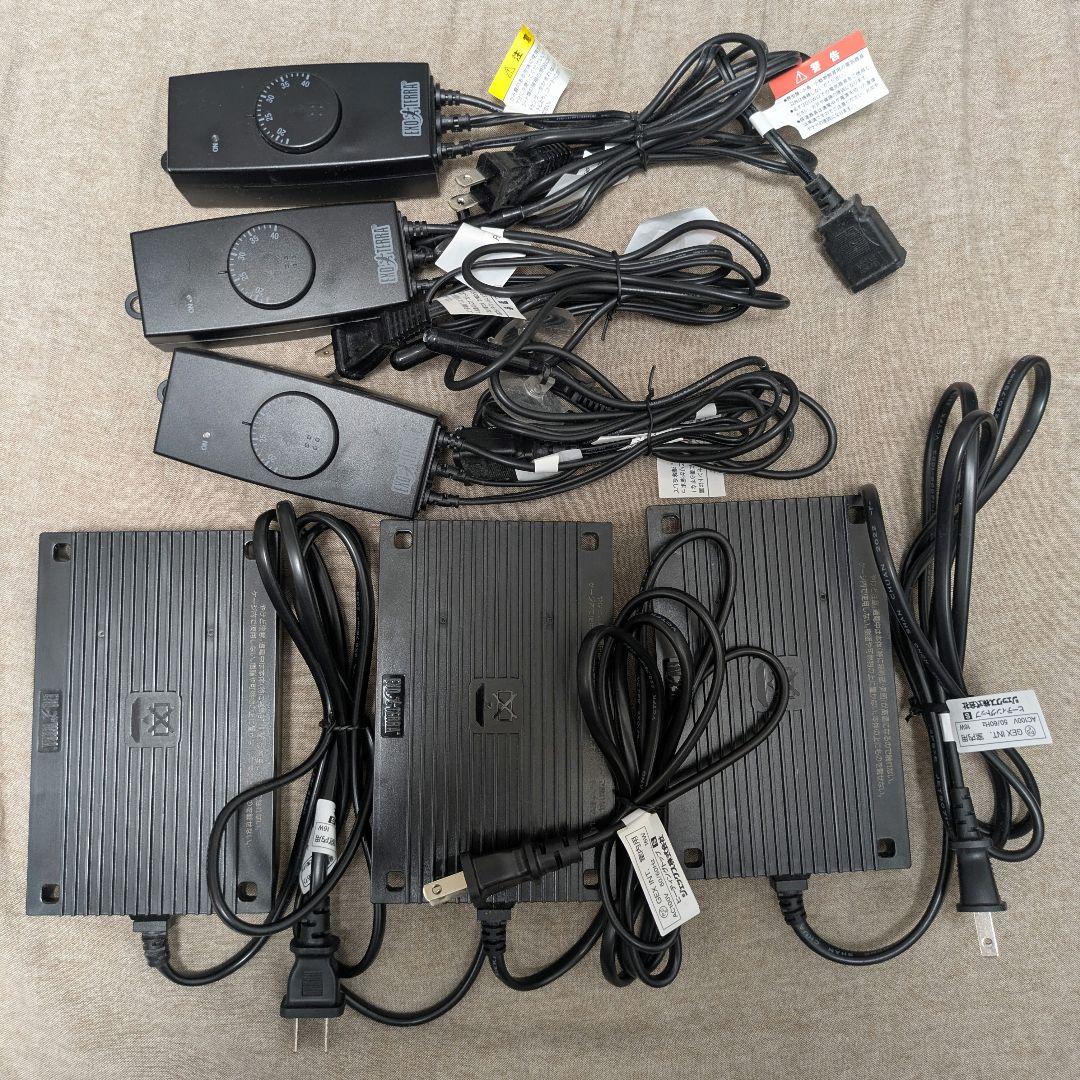 EXO TERRA ヒーティングトップS イージーグローサーモ×3セット中古 GEX（ジェックス） 『GEX エキゾテラ ヒーティングトップ S』と