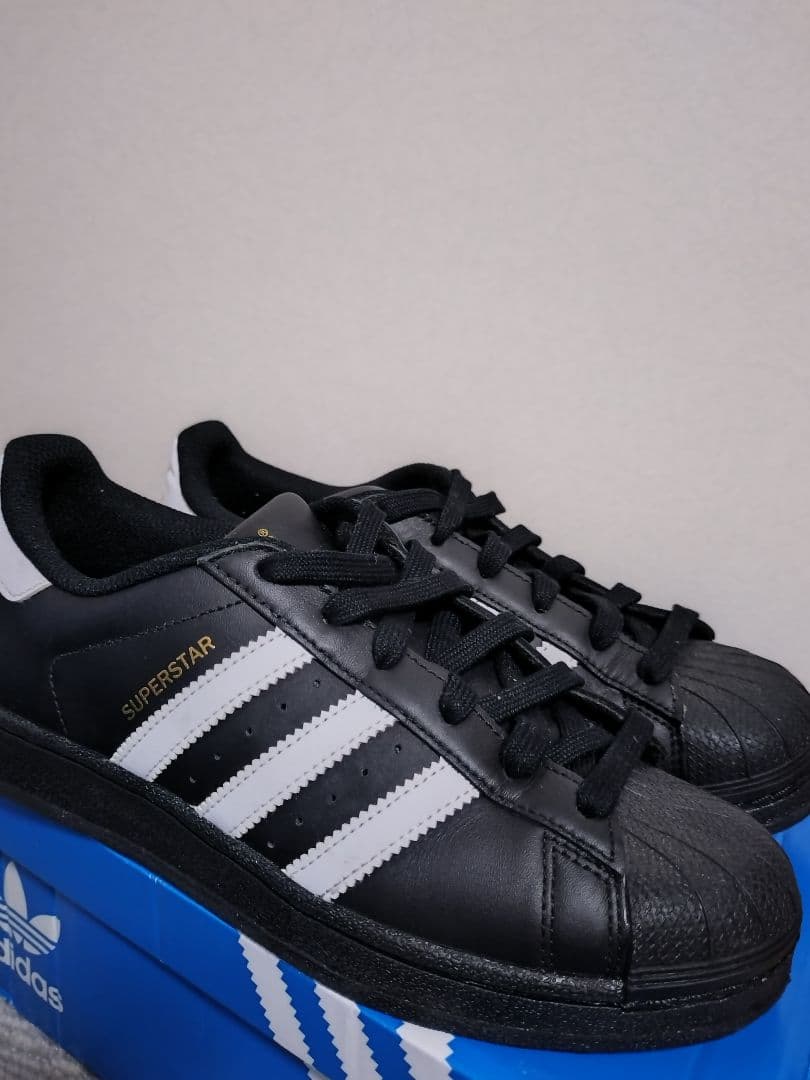 adidas SUPERSTAR ブラック/ホワイト 24.5 アディダス スーパースター / Superstar - ブラック | アディダス ジャパン