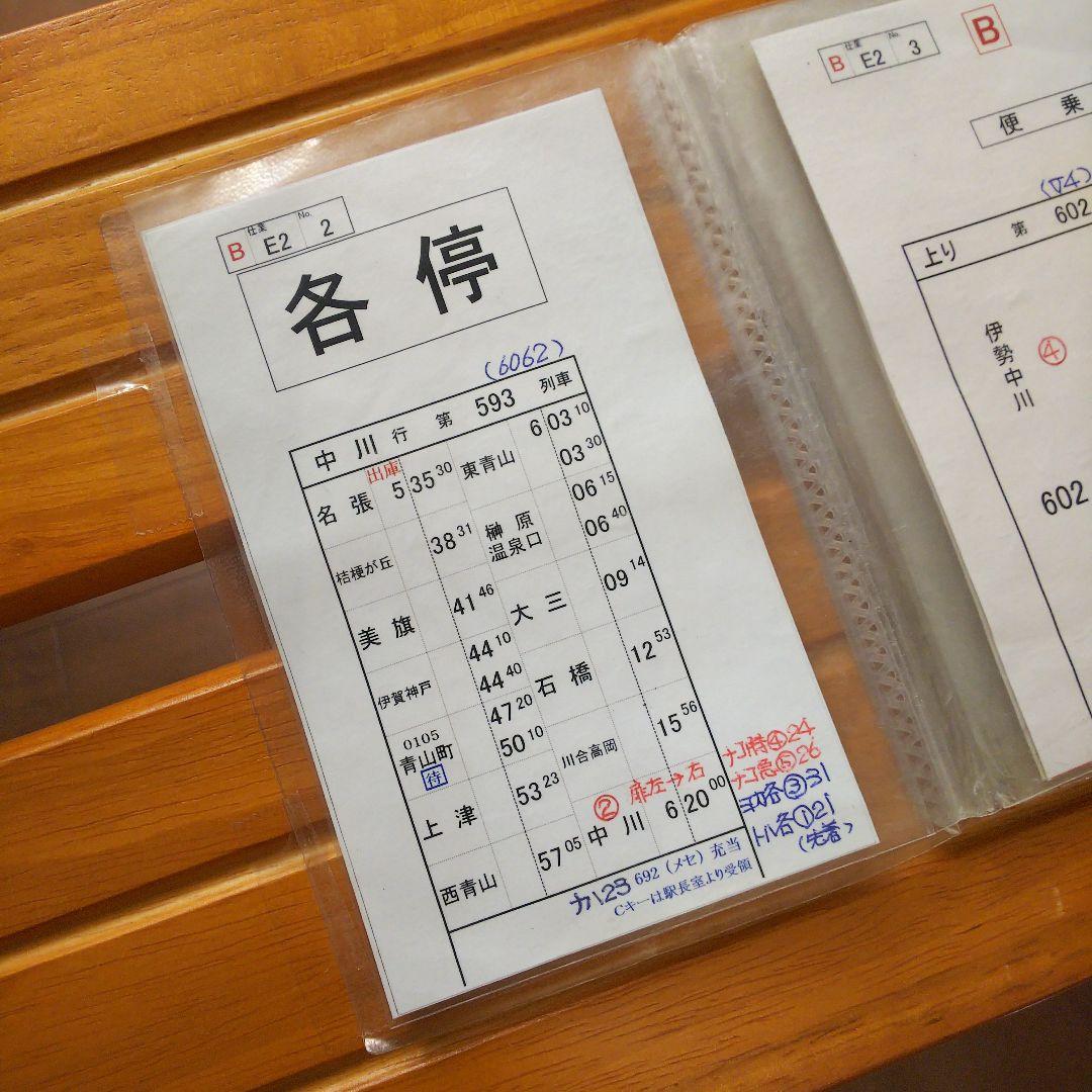 年末オークション開催中！！ 近鉄車掌用スタフ「名張列車区／E2仕業