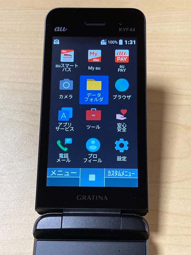 希少 GRATINA KYF44 カメラレス au SIMフリー 法人 U3 - メルカリ