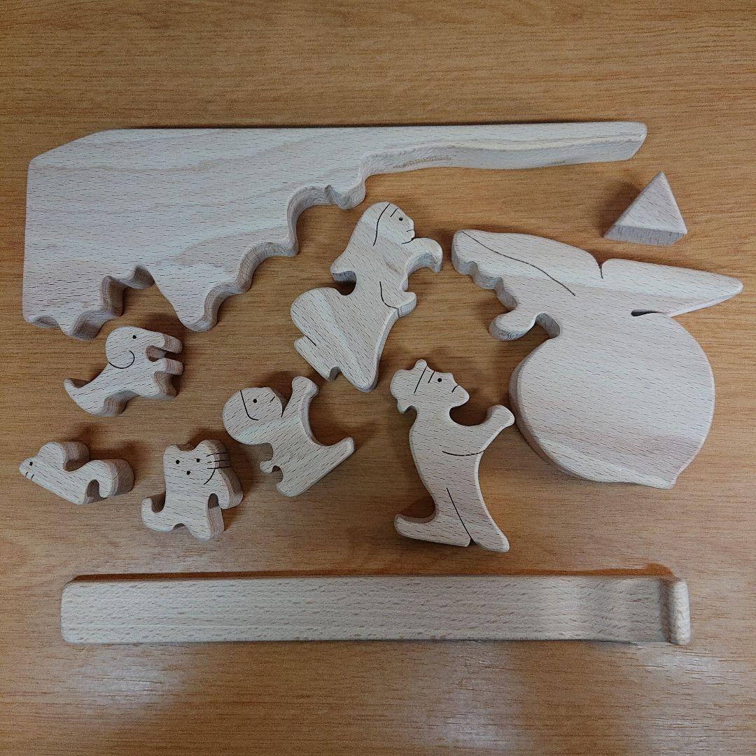 おはなし組木 おおきなかぶ 凸凹工房 でこぼこ工房 シーソー 滑り台