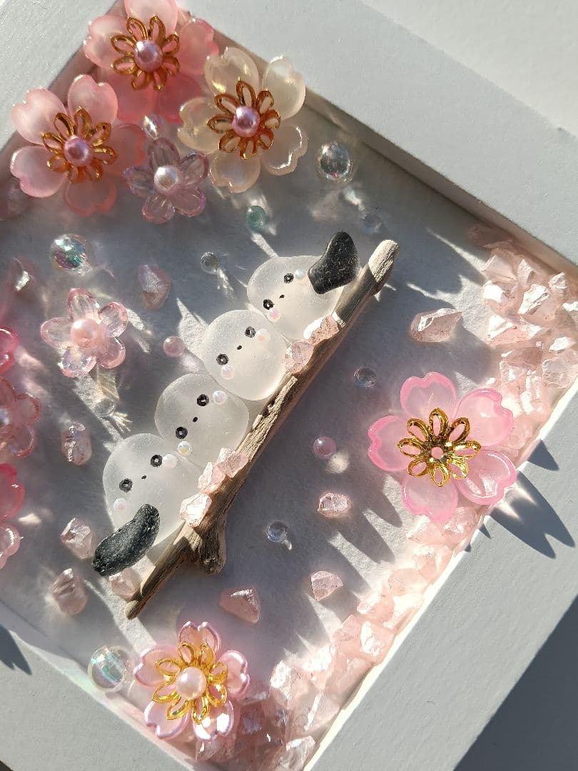 ❤️さくら〜サクラ〜桜②❤️ほっこり❤️シマエナガ❤️シーグラス