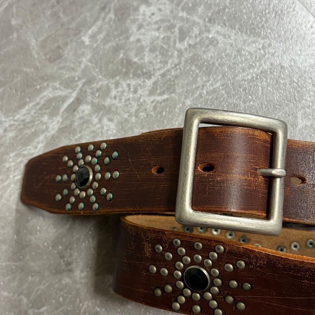 ベルト レザー スタッズ y2k grunge グランジ アメカジ