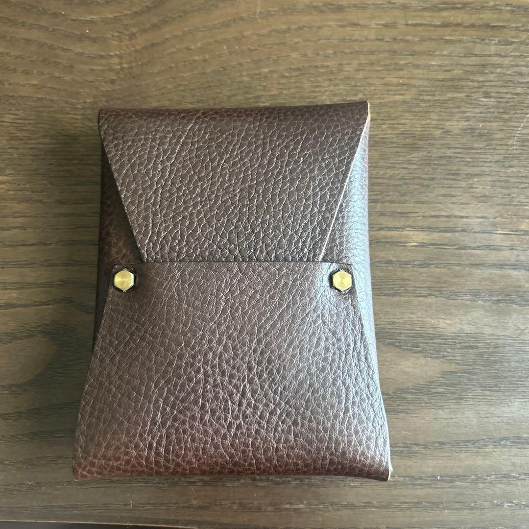 La crie ラクリエ ダークブラウン ショートウォレット - メルカリ