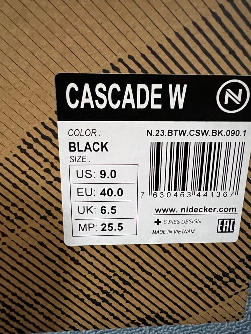 Nidecker CASCADE W ブラック 25.5cm