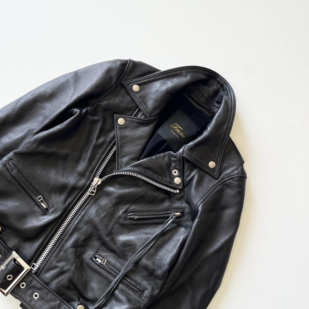 ▽極美品✨TRUNO by NOISEMAKERライダースジャケット ラムレザー