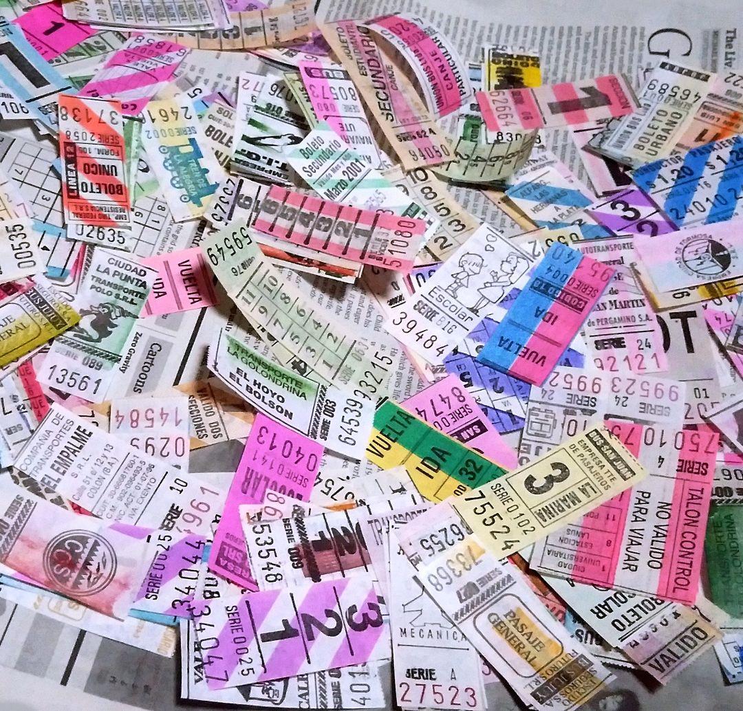 606】ヴィンテージアルゼンチンバスチケット350枚以上セット◇まとめ