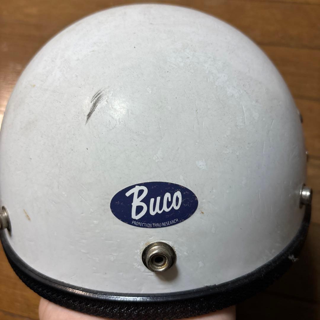 Buco 半帽ヘルメット ホワイト BUCO（ブコ） 送料無料 5月17日値下 60's BUCO DEFENDER WHITE/ブコ
