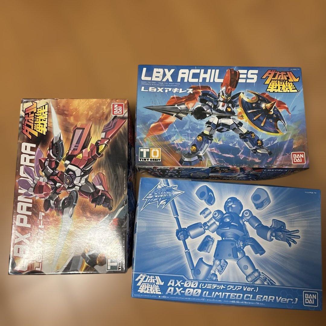 LBX アキレス AX-PANDORA AX-00 限定クリア　ダンボール戦機 バンダイ ダンボール戦機 ハイパーファンクション AX-00 リミテッド
