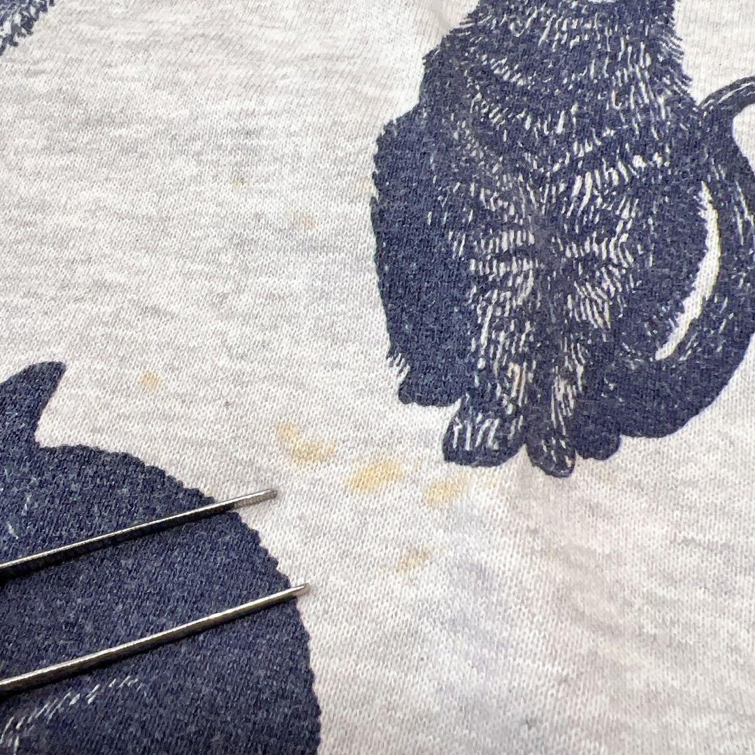 90s USA製 JERZEES 総柄 キャット スウェット L 猫 アニマル - メルカリ