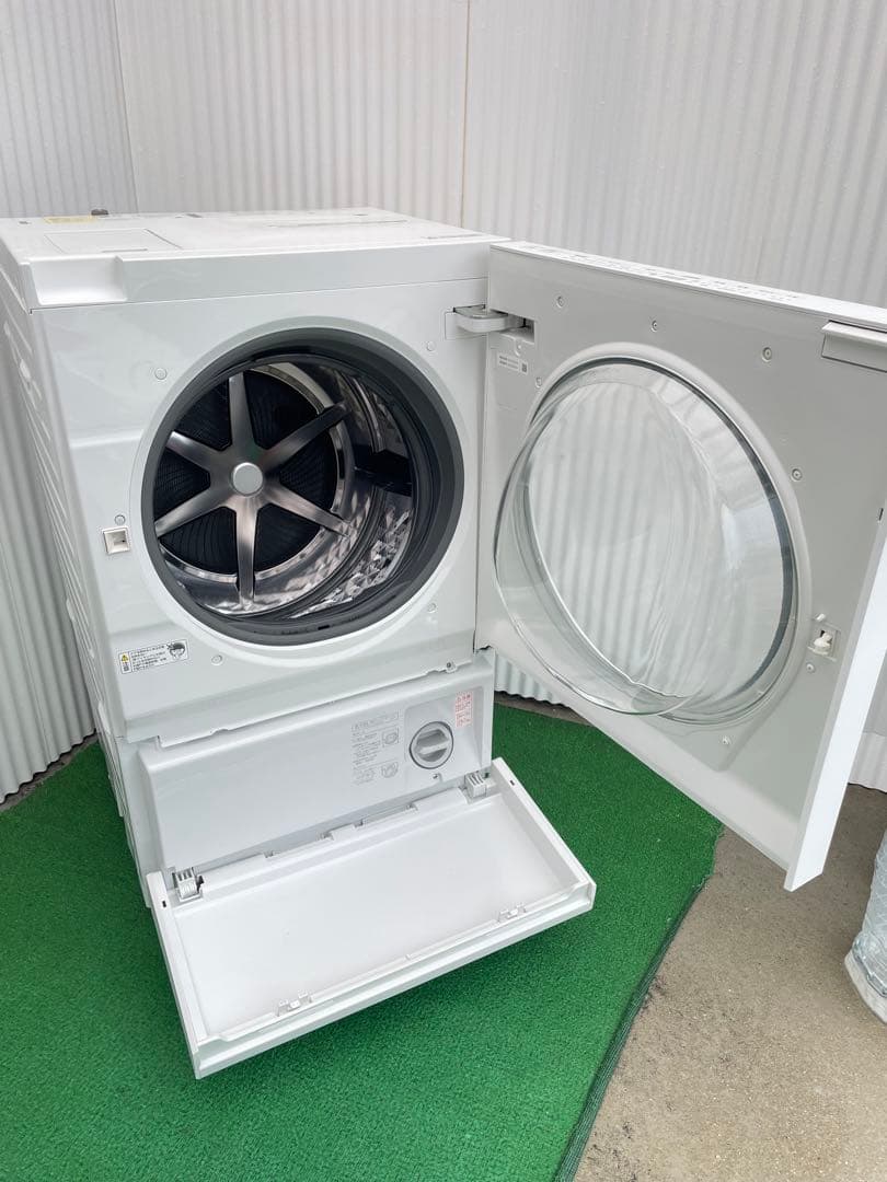 938パナソニック キューブル おしゃれマットホワイト ドラム式洗濯乾燥