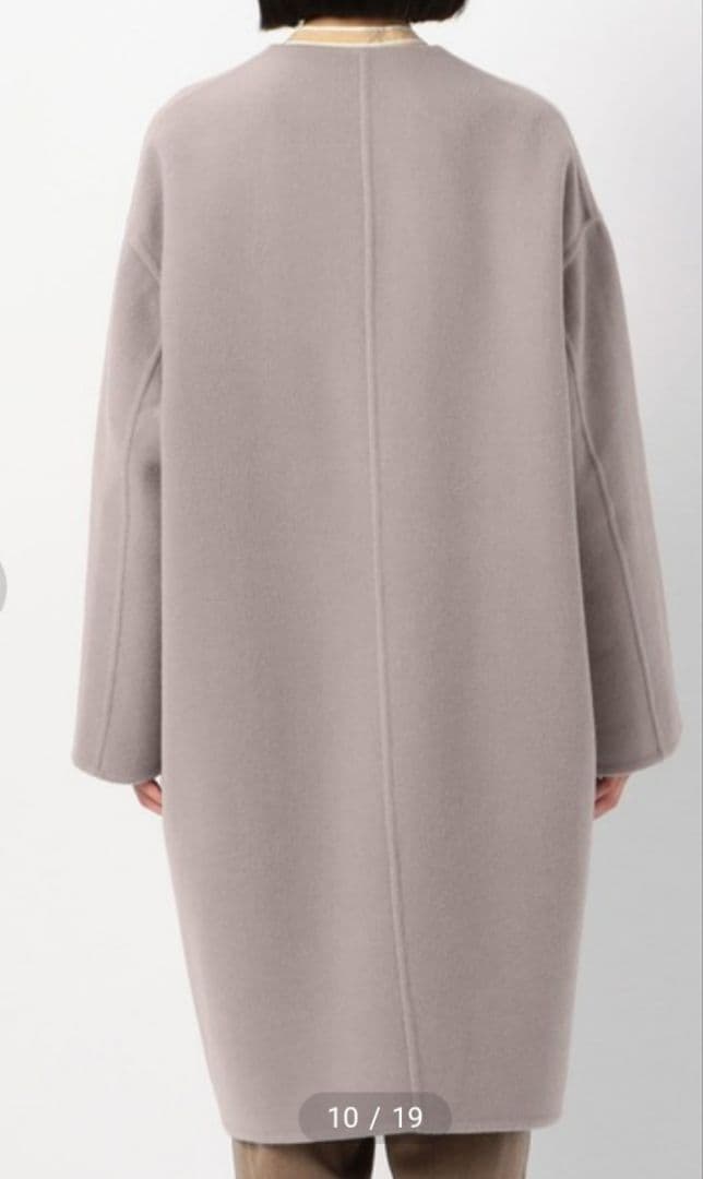 《タグ付き新品未使用》ルグラジック ノーカラー リバーシブルコート