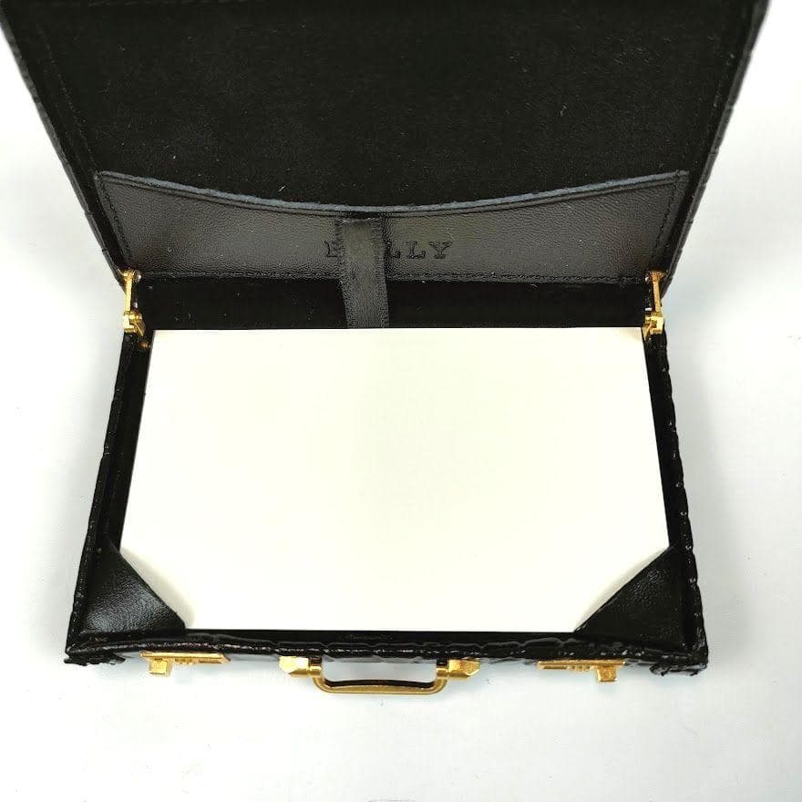 モリケン様専用 未使用級 BALLY カードケース 名刺入れ アタッシュケース型