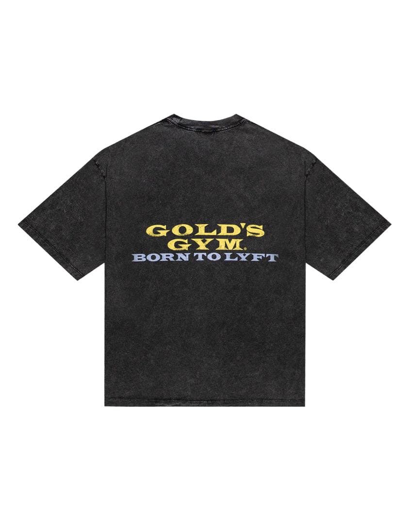 LÝFT×GOLD'S GYM VINTAGE LOGO BIG T-SHIRT - メルカリ