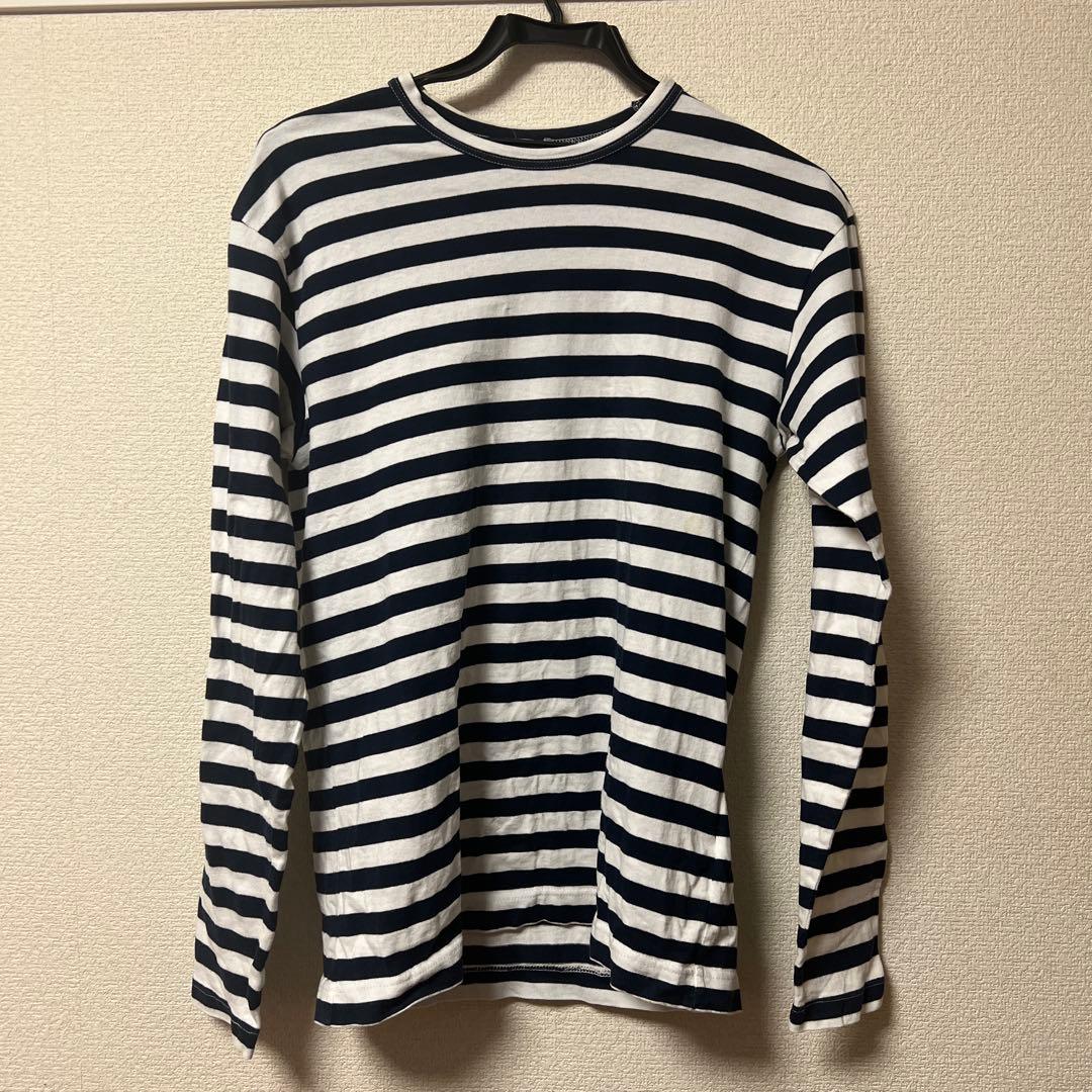 COMME des GARÇONS HOMME ストライプ長袖カットソー - メルカリ