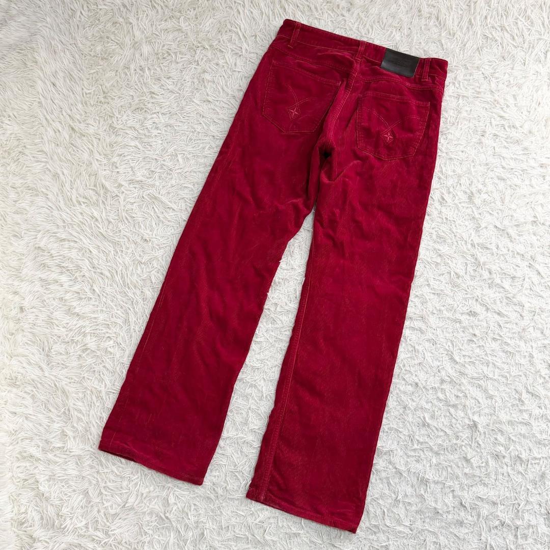 16082✨美品✨ルイヴィトン コーディロイパンツ 赤 レッド 40