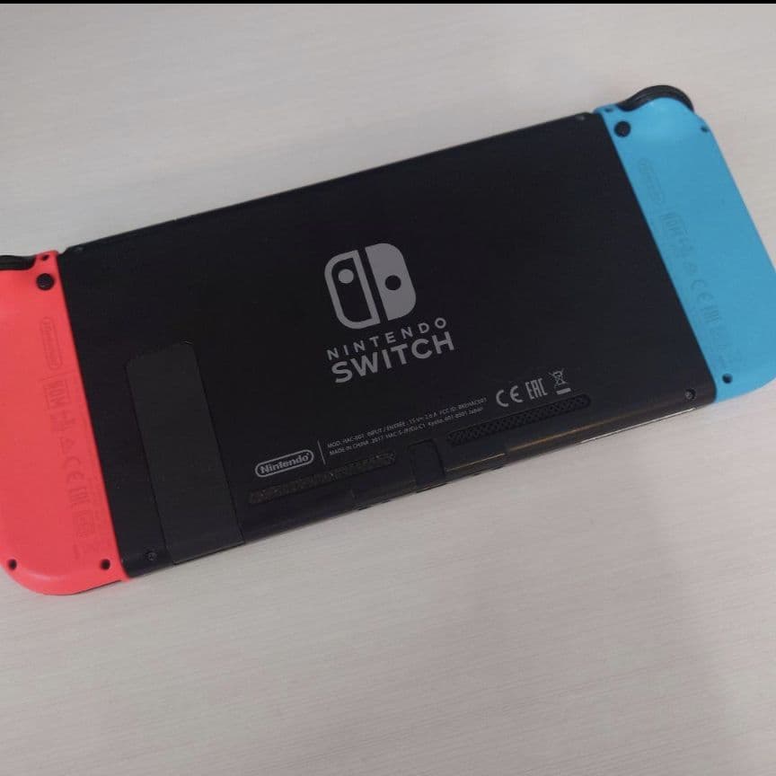 未対策機】Switch 初期型 本体 左右ジョイコン SD64GB付 充電器無