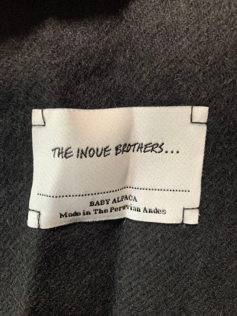 THE INOUE BROTHERS... ベビーアルパカ マフラー ブラック THE INOUE BROTHERS(ザイノウエブラザーズ) / マフラー/ベビー