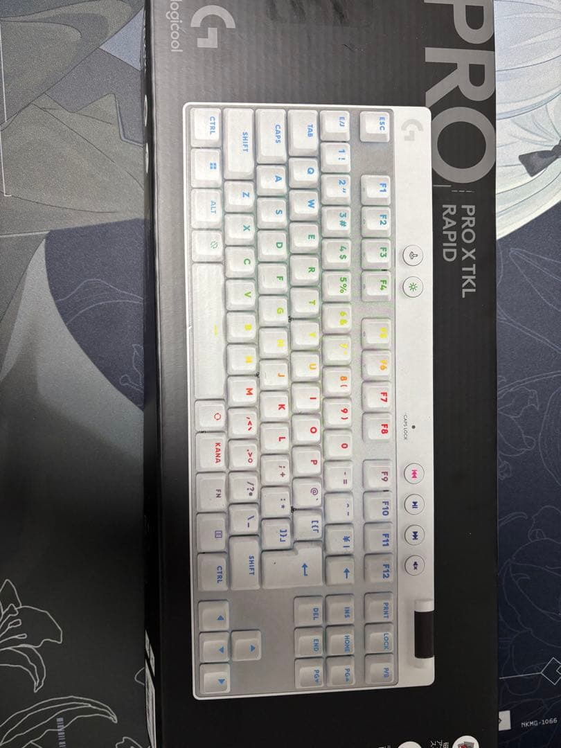 Logicool G PRO TKL RAPID ホワイト Logitech G Pro X TKL Rapid Wired Gaming Keyboard - White - Micro