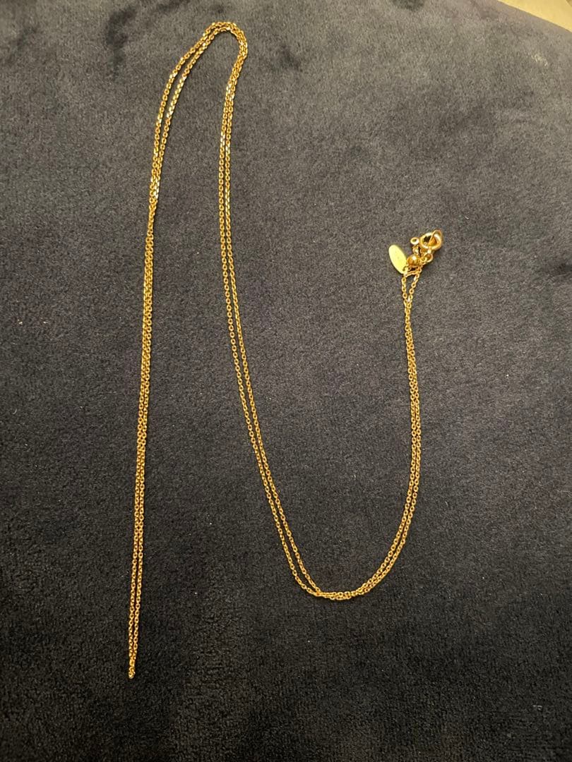 agete K10 80cm チェーンロングネックレス K10ネックレス｜ネックレス｜アガット 公式オンラインストア