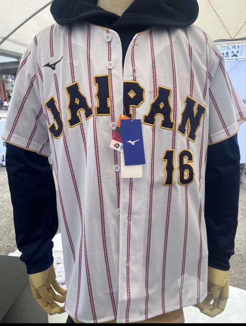 最新デザイン WBC2026 大谷翔平 レプリカユニホーム ホーム Lサイズ