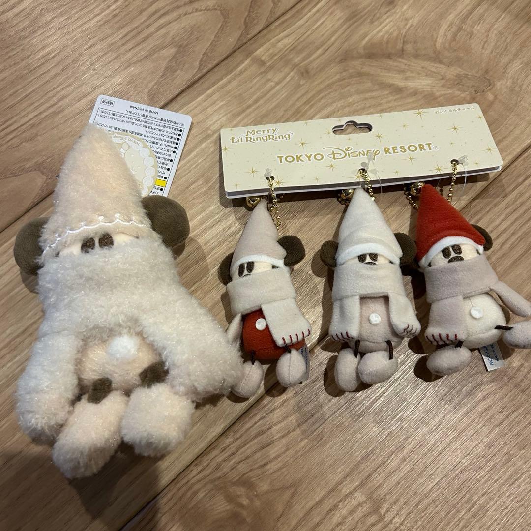 新品 ディズニー クリスマス リルリンリン ぬいぐるみチャーム