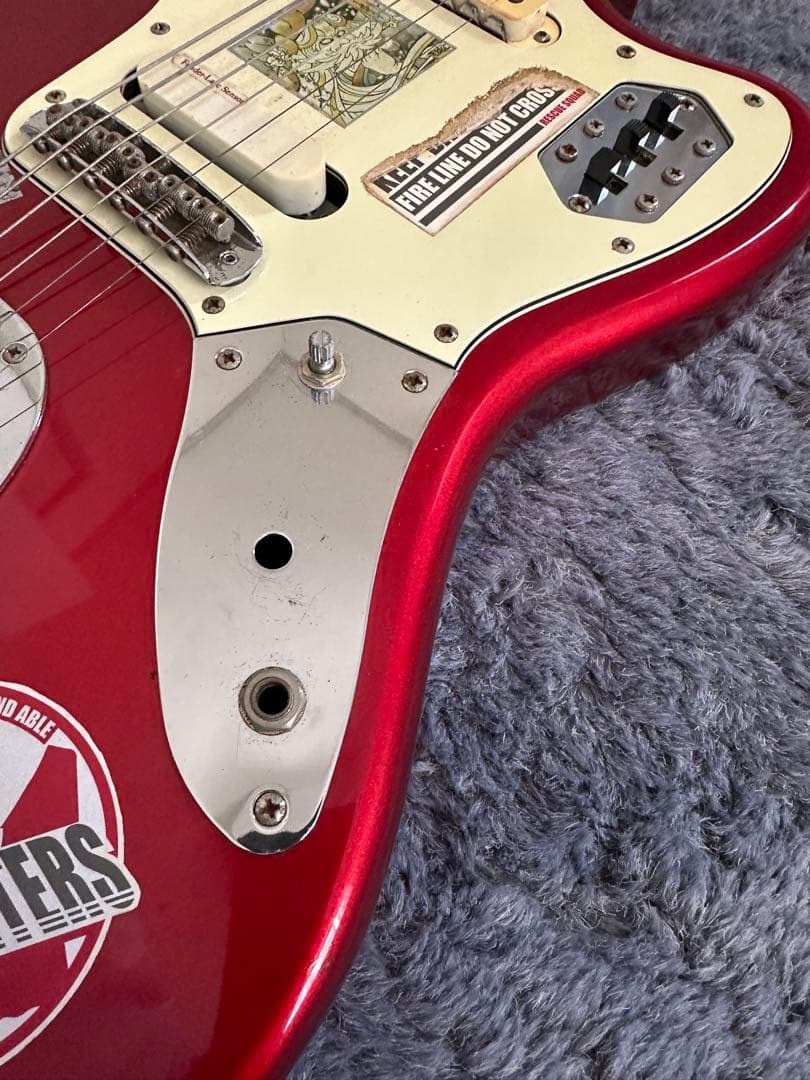 カ*s様 fender japan jaguar candy apple red - メルカリ