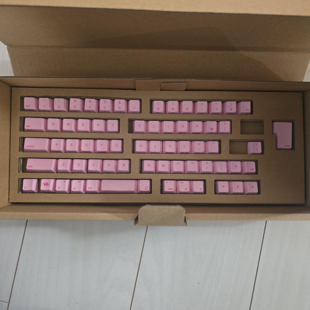 PHU HHKB キートップセット（桜色）日本語配列／中央印字 PHU HHKB キーキャップセット（桜色）日本語配列／中央印字 - メルカリ