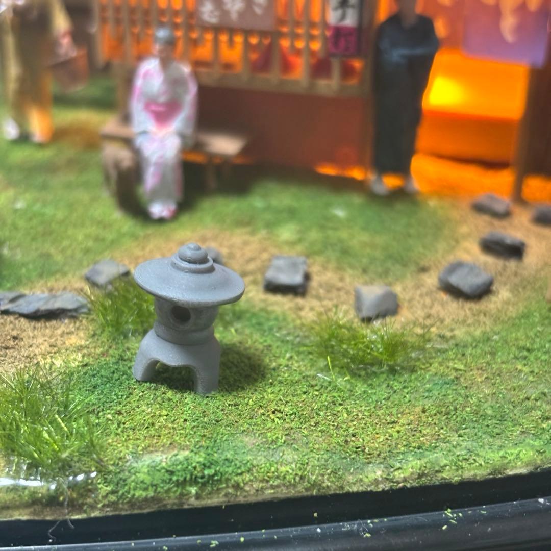 ウミさん専用マイクロエース 風物詩 そば屋 完成品 ジオラマ - メルカリ