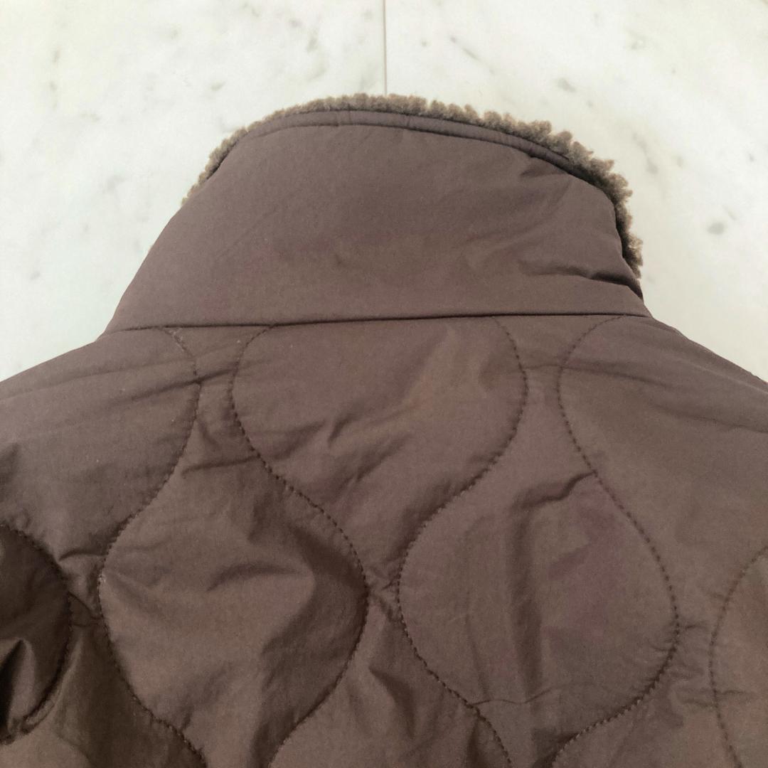 タグ付き未使用 スローブイエナ キルトボアリバーシブルブルゾン