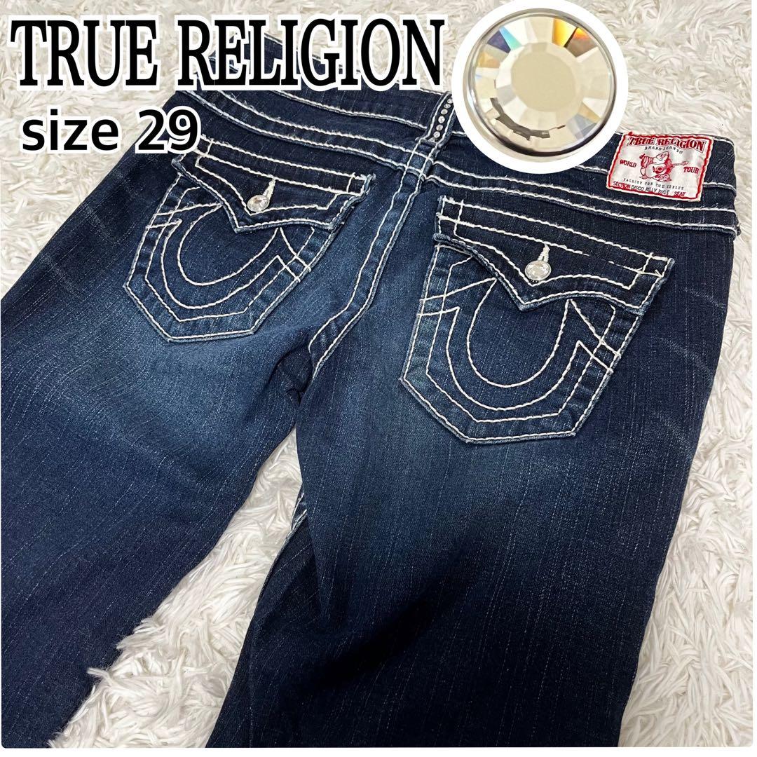 希少】トゥルーレリジョン DISCO BILLY BIGT 濃紺 白糸太 29 - メルカリ